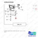 110414-02544 CAMERA GROUP;DUAL FRONT VIEW,STD - parts diagram, item 2 shown - genuine Doosan / Bobcat forklift part
