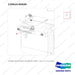 110414-03426 STROBE GROUP;RED,LED,ABOVE CABIN - parts diagram, item 2 shown - genuine Doosan / Bobcat forklift part