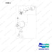 110414-03774 CLEANER ASSY,AIR;GC15/18/20SC-5 - full parts diagram, item 5 marked - genuine Doosan / Bobcat forklift part