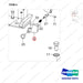 110414-04590 CRADLE ASSY;SWING,DOWN - parts diagram, item 4 shown - genuine Doosan / Bobcat forklift part