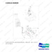 110414-04640 CH/OV AUTOTILT LEVELING;MANUAL, LINES GP - full parts diagram, item 1-09 marked - genuine Doosan / Bobcat forklift part