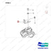 110414-04735 LIGHT GP,SAFETY BLUE SPOT;REAR - parts diagram, item 2 shown - genuine Doosan / Bobcat forklift part