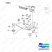 110414-05566 CRADLE ASSY;SWING DOWN, GC55C STD - parts diagram, item 6 shown - genuine Doosan / Bobcat forklift part