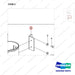 110414-05966 HOLDER;CUP - parts diagram, item 2 shown - genuine Doosan / Bobcat forklift part