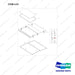 110414-05997 OVERHEAD GUARD;4T,STANDARD M/A - full parts diagram, item 4-01 marked - genuine Doosan / Bobcat forklift part