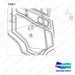 110414-06114 DOOR ASSY,SIDE;LH - parts diagram, item 7 shown - genuine Doosan / Bobcat forklift part