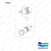 110414-06711 CLEANER ASSY,AIR;D40S-9 - full parts diagram, item 2 marked - genuine Doosan / Bobcat forklift part