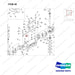 110414-06819 AXLE GROUP,STEER;W/ANGLE SENSOR - parts diagram, item 39 shown - genuine Doosan / Bobcat forklift part