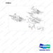 110414-07294 FLOOR PLATE GP;OVHG D25S-9 - full parts diagram, item 6 marked - genuine Doosan / Bobcat forklift part