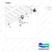 110414-08186 OPTION-FENCE LIGHT;RED,OHG,SIDE&REAR - parts diagram, item 2 shown - genuine Doosan / Bobcat forklift part