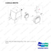 110414-08370 REAR LAMP GP;CABIN,MODULAR,D TYPE - full parts diagram, item 1 marked - genuine Doosan / Bobcat forklift part