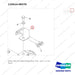 110414-08370 REAR LAMP GP;CABIN,MODULAR,D TYPE - parts diagram, item 1 shown - genuine Doosan / Bobcat forklift part