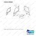 110414-09065 CABIN,MODULAR;RH DOOR - full parts diagram, item 18 marked - genuine Doosan / Bobcat forklift part