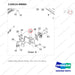 110414-09065 CABIN,MODULAR;RH DOOR - parts diagram, item 18 shown - genuine Doosan / Bobcat forklift part