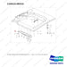 110414-09315 HOOD MODULE;STD.B40/50X(C)-7 - full parts diagram, item 2 marked - genuine Doosan / Bobcat forklift part
