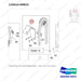110414-09823 MOUNTING GP;TILT&WIRING,BASIC - parts diagram, item 56 shown - genuine Doosan / Bobcat forklift part