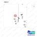 110414-09845 TOP COVER;OVERHEAD GUARD - parts diagram, item 12 shown - genuine Doosan / Bobcat forklift part
