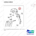 110414-10012 CH/OV AR-INFOLINK READY;D160,DL06 T4 - parts diagram, item 9 shown - genuine Doosan / Bobcat forklift part
