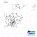 110414-10025 HEATER ASSY,CABIN - parts diagram, item 2 shown - genuine Doosan / Bobcat forklift part