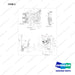 110414-10053 CH/OV AR;FFT,4TH LEVER INTERLOCK - full parts diagram, item 2 marked - genuine Doosan / Bobcat forklift part