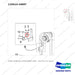 110414-10697 HOSE,HYDRAULIC;ATTACHMENT,3WAY - parts diagram, item 8 shown - genuine Doosan / Bobcat forklift part