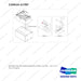 110414-11787 BATTERY GP;48V,600AH,DIN320,COSMX,1270KG - full parts diagram, item 6 marked - genuine Doosan / Bobcat forklift part