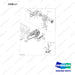110417-00106 WATER PUMP - full parts diagram, item 4-1 marked - genuine Doosan / Bobcat forklift part