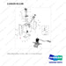 110420-01138 TANK,UREA;D40S T-4 D34 - full parts diagram, item 17 marked - genuine Doosan / Bobcat forklift part