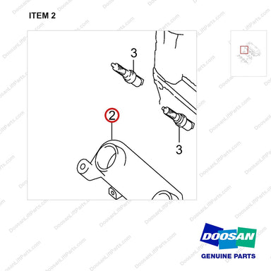 110423-11157 PACK,IGNITION;GCT K25 CERT ENGINE - parts diagram, item 2 shown - genuine Doosan / Bobcat forklift part