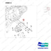 110427-01185 CHASSIS MOUNT GROUP;POWERTRAIN - parts diagram, item 3 shown - genuine Doosan / Bobcat forklift part