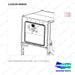 110429-00059 LAMP GROUP;REAR,LED,F/CABIN - parts diagram, item 2 shown - genuine Doosan / Bobcat forklift part