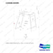 110508-05599 CABIN GROUP,MODULAR C - full parts diagram, item 1 marked - genuine Doosan / Bobcat forklift part
