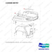 110508-08797 COUNTERWEIGHT GROUP - full parts diagram, item 7 marked - genuine Doosan / Bobcat forklift part