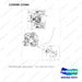 110508-12584 PROPORTIONAL VALVE;D25S-7 - full parts diagram, item 4 marked - genuine Doosan / Bobcat forklift part