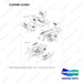 110508-22365 STEP;GROUP,DV250S;TIER-4 - full parts diagram, item 14 marked - genuine Doosan / Bobcat forklift part
