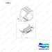 110508-31602 GUARD GROUP;OPC PART FOR OVHG;55KW - full parts diagram, item 2 marked - genuine Doosan / Bobcat forklift part