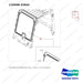 110508-32844 M/CABIN B;OPERATOR CELL - parts diagram, item 2 shown - genuine Doosan / Bobcat forklift part