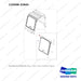 110508-32845 M/CABIN B;OPERATOR CELL - full parts diagram, item 2-01 marked - genuine Doosan / Bobcat forklift part