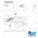 110508-36723 CH/OV AR-CABIN GROUP;DIESEL - parts diagram, item 10 shown - genuine Doosan / Bobcat forklift part