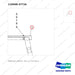 110508-37716 MODULAR CABIN B - parts diagram, item 1 shown - genuine Doosan / Bobcat forklift part