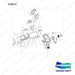 110508-38562 CONSOLE COVER;WITH HEATER - full parts diagram, item 21 marked - genuine Doosan / Bobcat forklift part