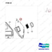 110508-38563 CONSOLE COVER;WITH HEATER - parts diagram, item 22 shown - genuine Doosan / Bobcat forklift part