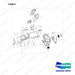 110508-39176 CONSOLE COVER;WITH HEATER - full parts diagram, item 9 marked - genuine Doosan / Bobcat forklift part