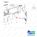 110508-39726 CONSOLE COVER;WITH HEATER - parts diagram, item 18 shown - genuine Doosan / Bobcat forklift part