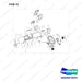 110508-39726 CONSOLE COVER;WITH HEATER - full parts diagram, item 18 marked - genuine Doosan / Bobcat forklift part
