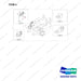 110508-40999 COVER ASSY;D90,FS - full parts diagram, item 4 marked - genuine Doosan / Bobcat forklift part