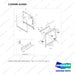 110508-41045 CABIN,MODULAR;REAR B20X - full parts diagram, item 4 marked - genuine Doosan / Bobcat forklift part