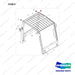 110508-41046 OVERHEAD GUARD;2095MM - full parts diagram, item 9 marked - genuine Doosan / Bobcat forklift part