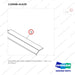 110508-41429 CHG/OVER AR;COVER,HEATER,FCU,RH,B35X-7 - parts diagram, item 1 shown - genuine Doosan / Bobcat forklift part