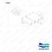 110513-03169 UNDER PROTECT PLATE GP;STEEL,D80S-9 - full parts diagram, item 1 marked - genuine Doosan / Bobcat forklift part
